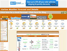 Tablet Screenshot of carlowweather.com